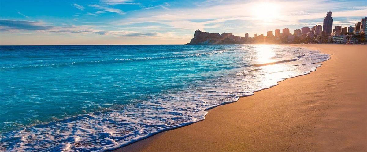 Apartamento Playa De Poniente Benidorm - Torre Dos Calas Bagian luar foto