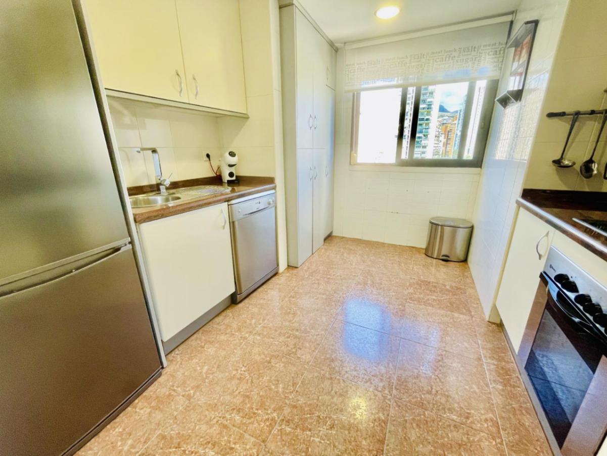 Apartamento Playa De Poniente Benidorm - Torre Dos Calas Bagian luar foto